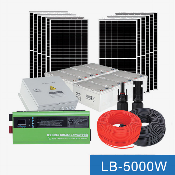5KW Home Hybrid Solar Power System Solution