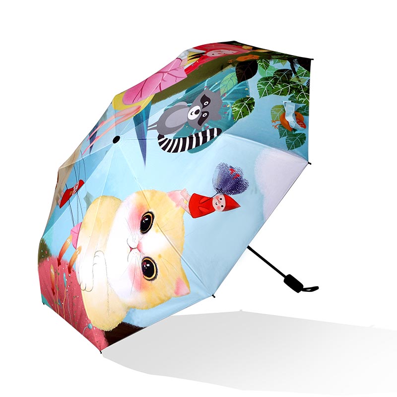 Small Automatic Windproof Folding Umbrella Design