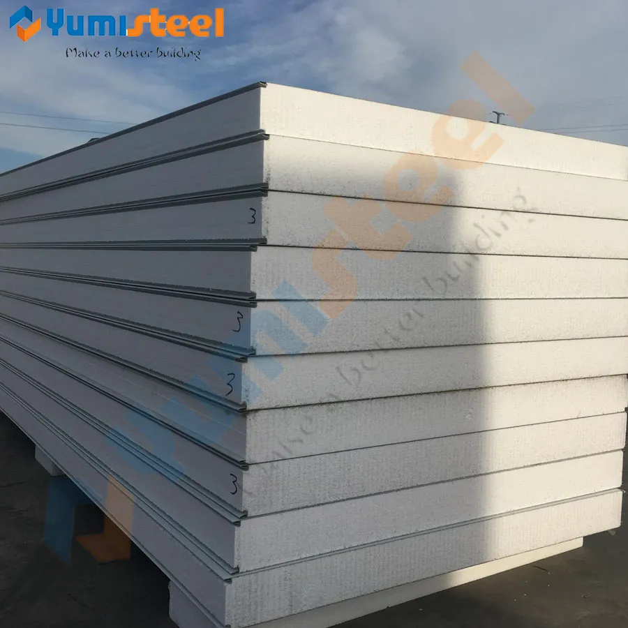 50 mm EPS sandwich wall panel for warehouse/factory