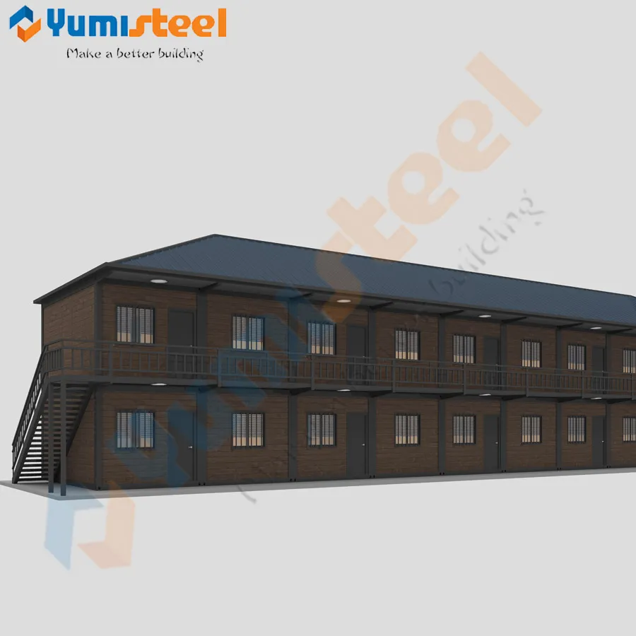 Prefabricated domitry style container house apartment