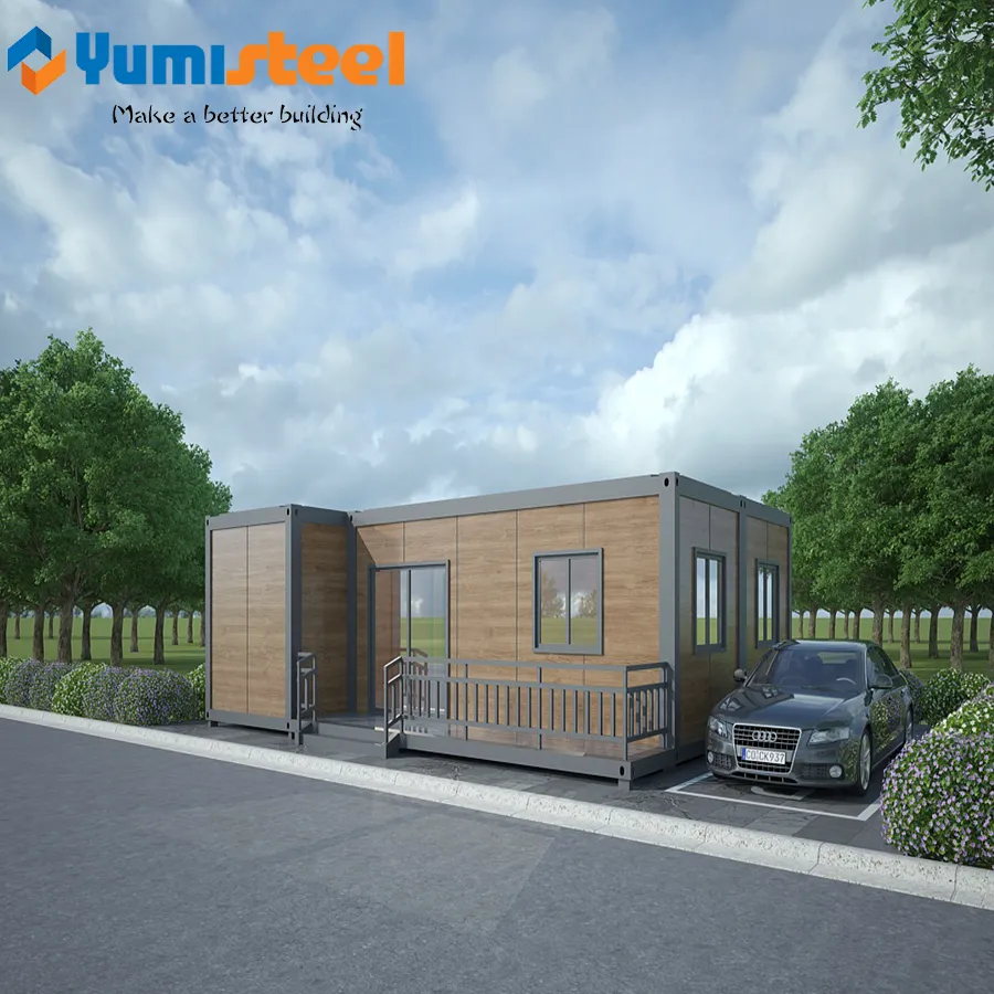 Prefab Flat Container House For Living/Office/Home/Warehouse