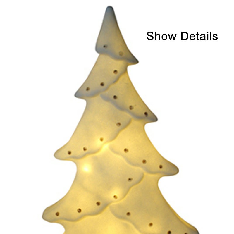 Outdoor Use White Christmas LED light Tree With Dots