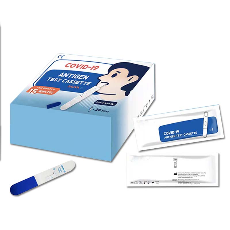 One step to get result rapid antigen test kit self test lollipop saliva antigen for adult and children