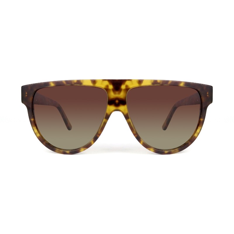 New Fashion Trend Custom Logo Luxury Oversized aviator Acetate Frame Sunglasses 2022