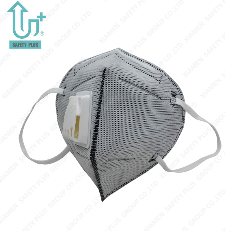 Disposable Customized Dust Mask Protective KN95 Nonwoven Industrial 4 Ply Face Mask with Valve