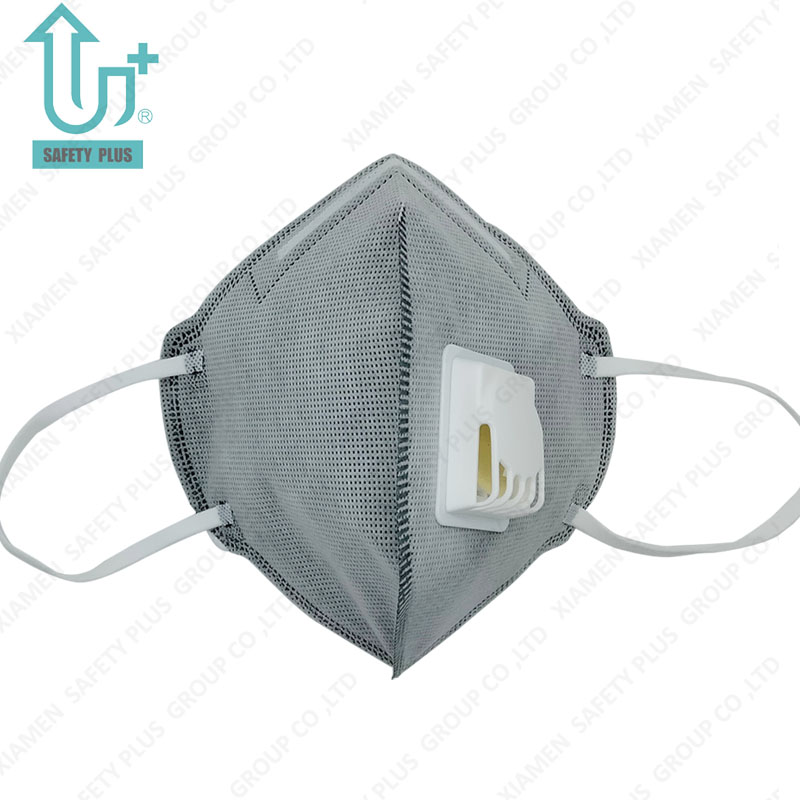 Adjustable Nose Clip Design KN95 Filter Rating Foldable Face Protective Respirator