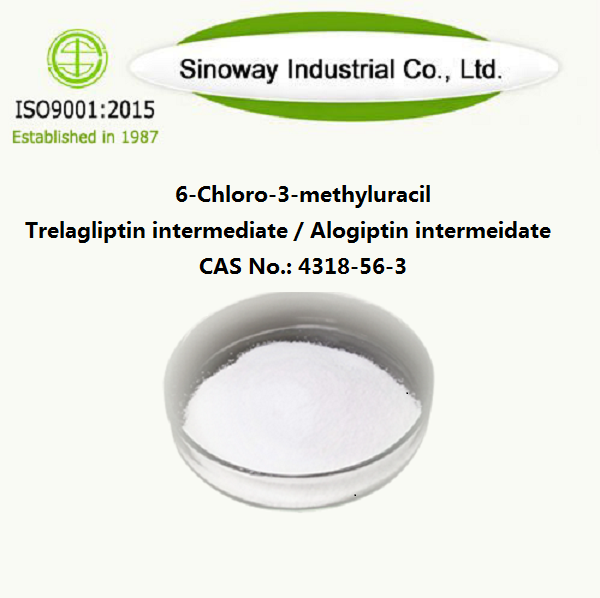 6-Chloro-3-methyluracil / Trelagliptin intermediate / Alogiptin intermeidate 4318-56-3