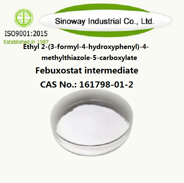 Ethyl 2-(3-formyl-4-hydroxyphenyl)-4-methylthiazole-5-carboxylate /Febuxostat intermediate 161798-01-2