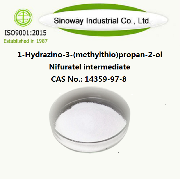 1-Hydrazino-3-(methylthio)propan-2-ol Nifuratel impurity 14359-97-8