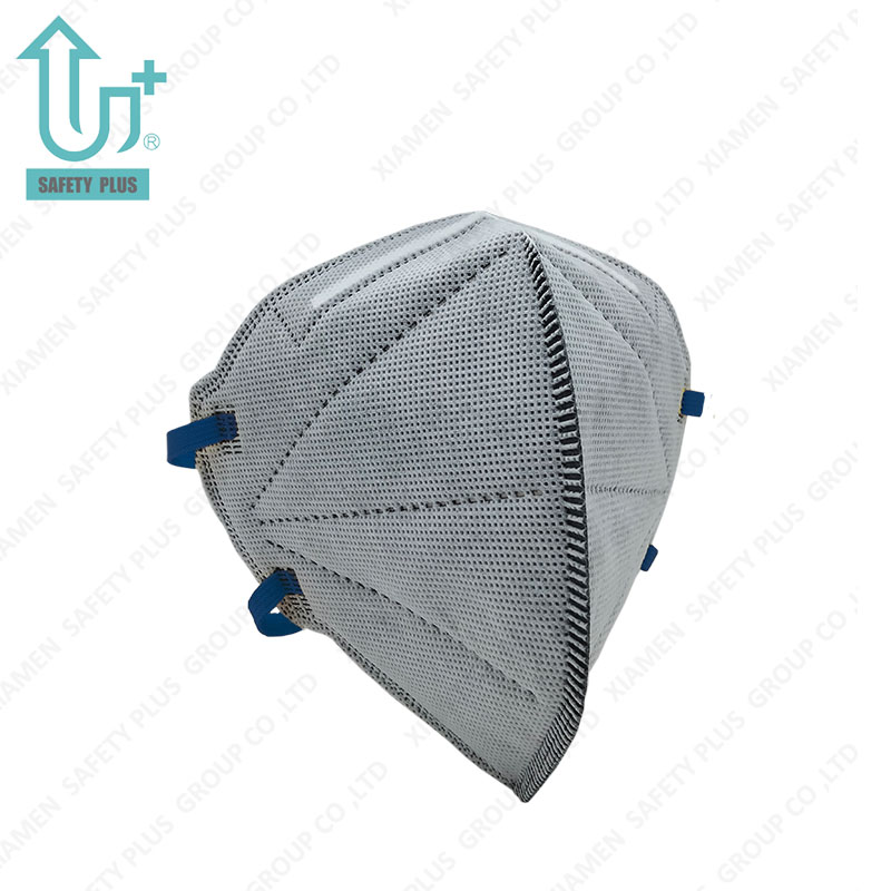 Hot Sale Disposable En149 FFP1 Nr D Filtration Foldable Protective with Active Carbon Safe Respirator Dust Mask