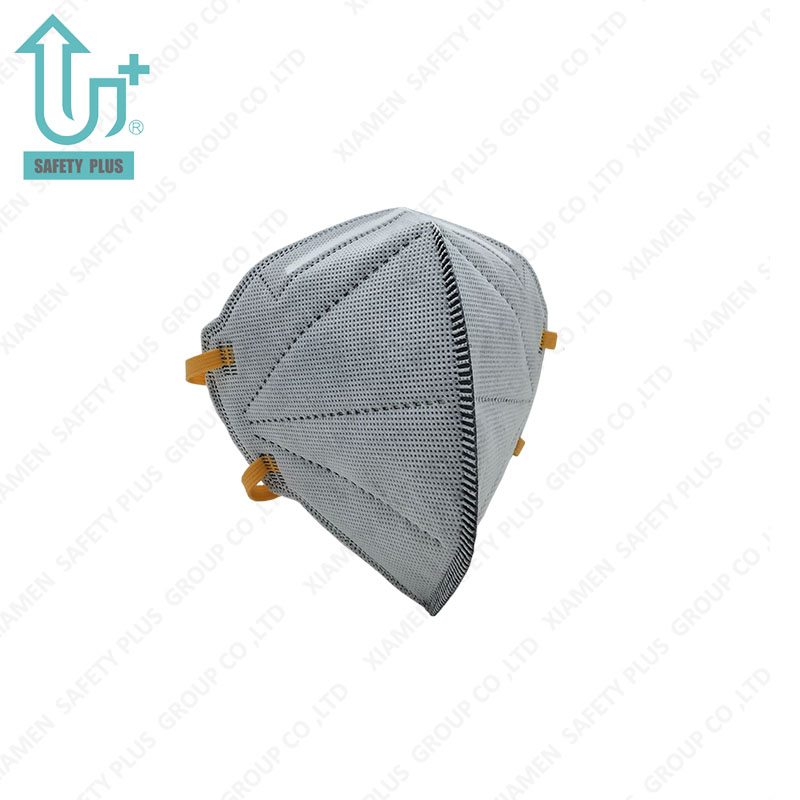 Dolomite-Tested En149 FFP2 Nr D Filtration Foldable Protective Dust Mask Respirator with Active Carbon Safety Mask