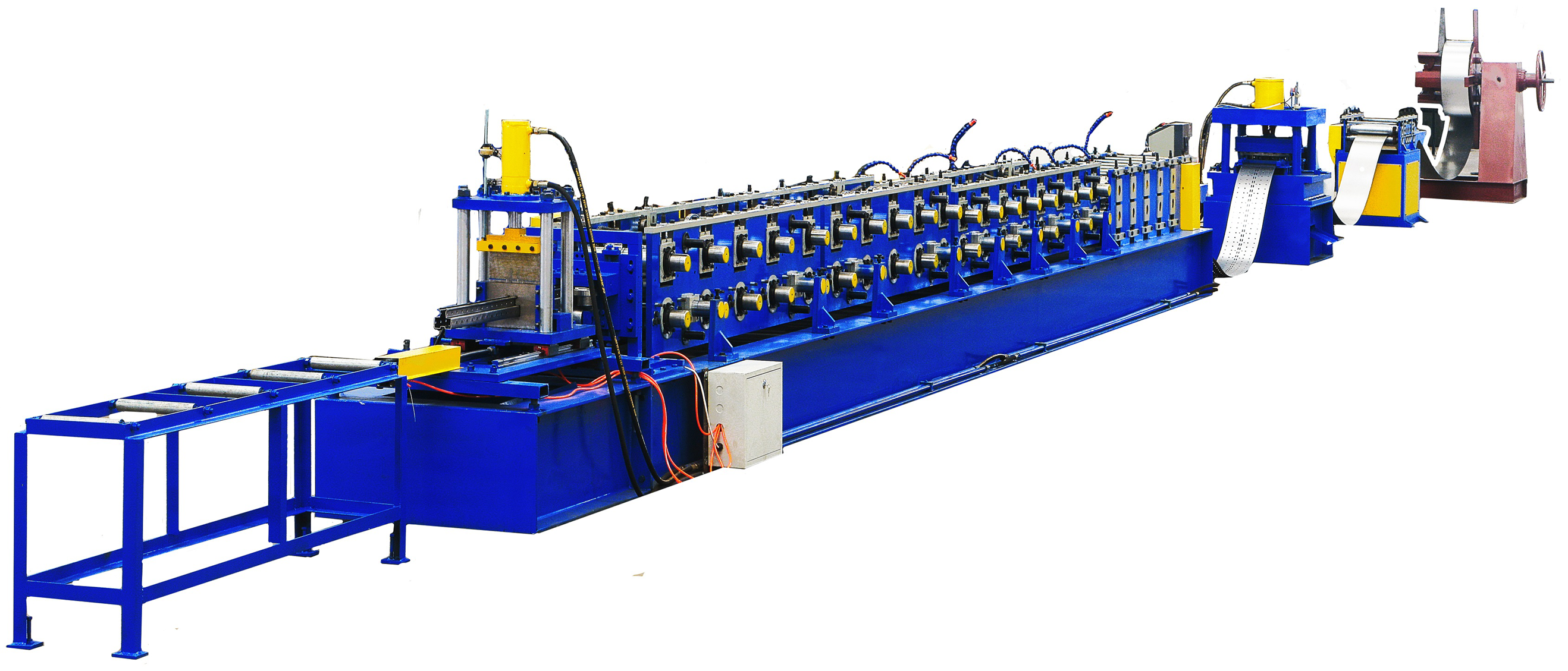 Rack upright roll forming machine