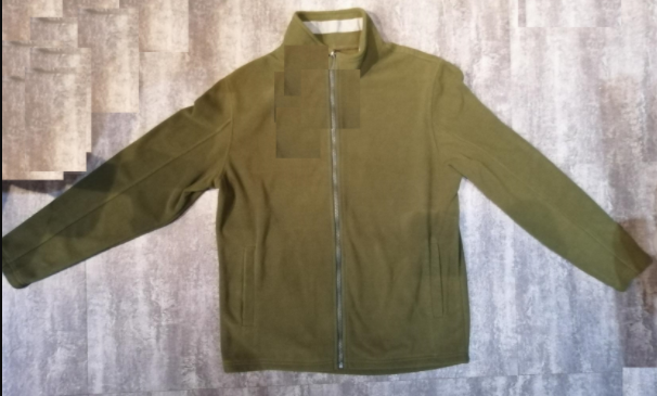 light weight jacket for men micro fleece zipper closure