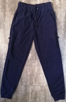 micro fleece pants polyester Solid color