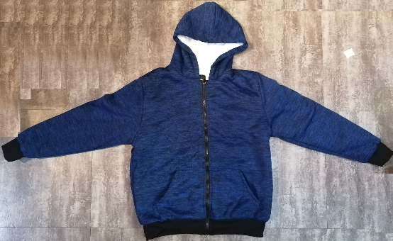 sherpa fleece hoodie mens lining Zip-Front Hooded