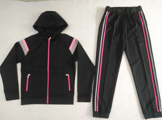 poly spandex interlock casual active tracksuits for men