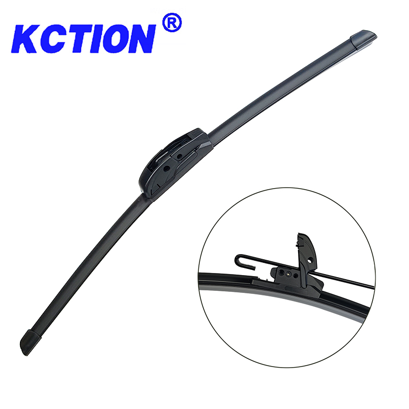 Kction Side Pin U/J Hook Soft Frameless Wiper Blade