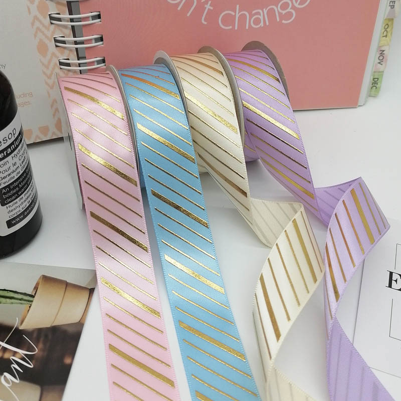 Satin ribbon gift wrapping webbing