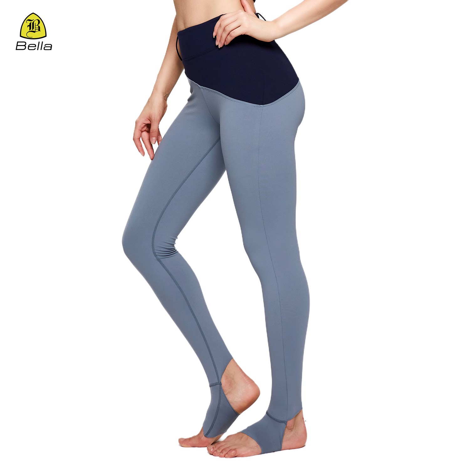 Belt Buckle Design Comfy Soft Compression Yoga Pants