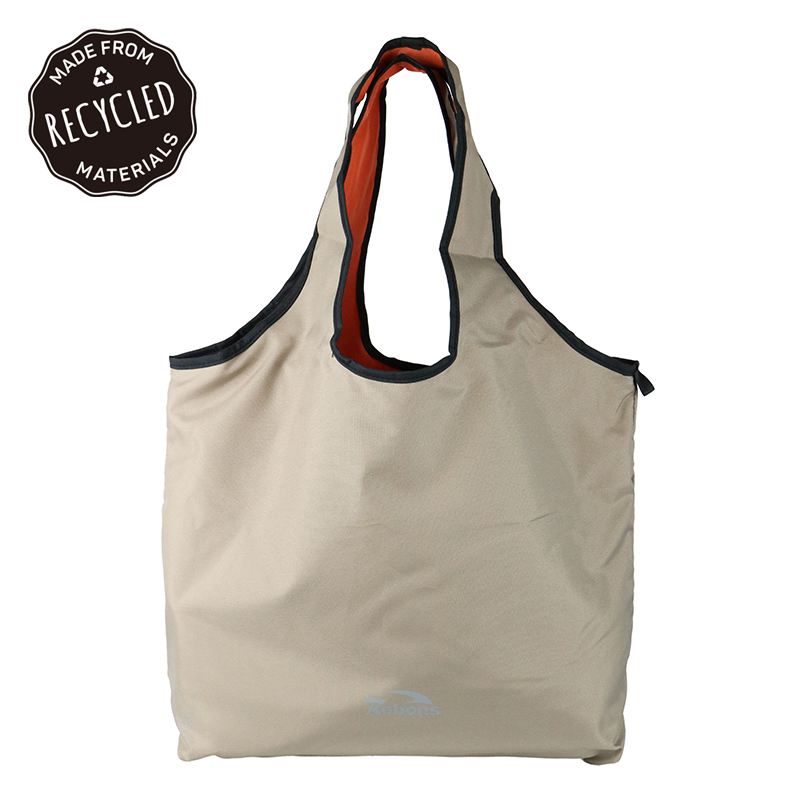 Cloth grocery shopping bags made from recycled PET bottles
