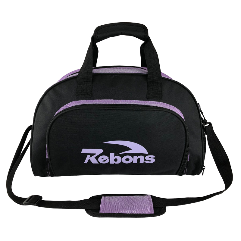 Women purple gym sports duffel bag