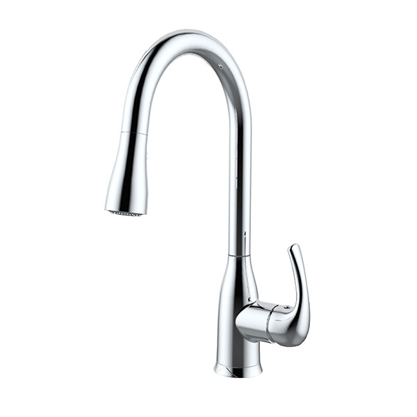 Single Lever Kitchen Faucet with Pull Down Spray Head Supplier