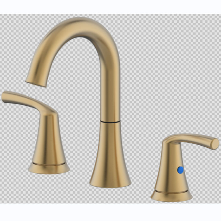Brushed Gold 8 Inch Lavatory Sink Faucet Supplier