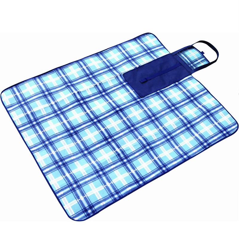 Hot-selling waterproof quilited custom print boho picnic baby blanket fleece blanket