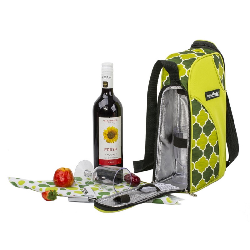 hot sale 2 Person Bottle Personalized eva Wine cooler gift Bag for picnic