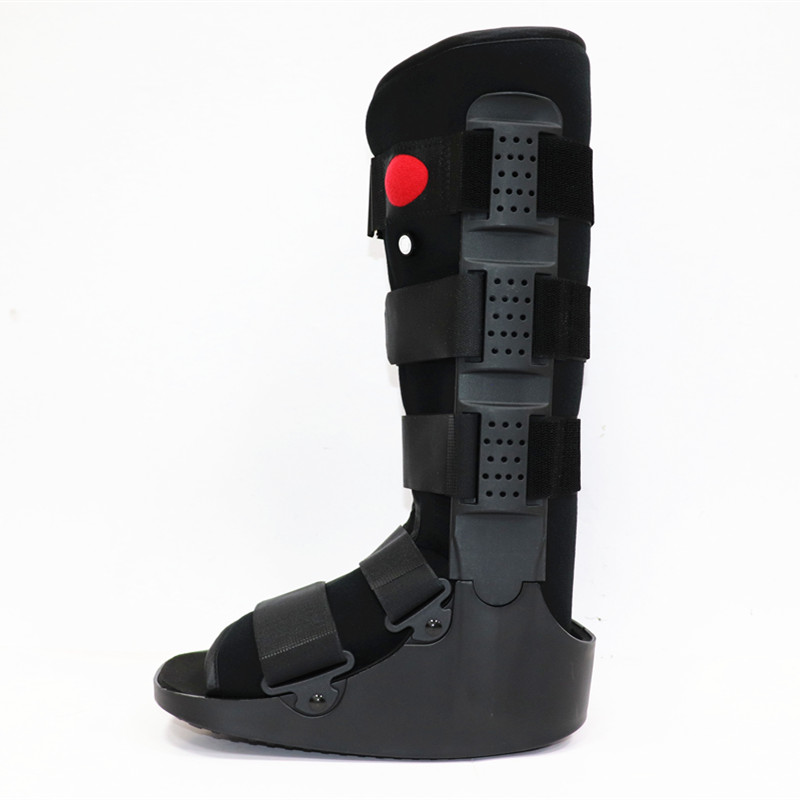 Tall Walking Boot Braces with Air Liner and Rocker Bottom