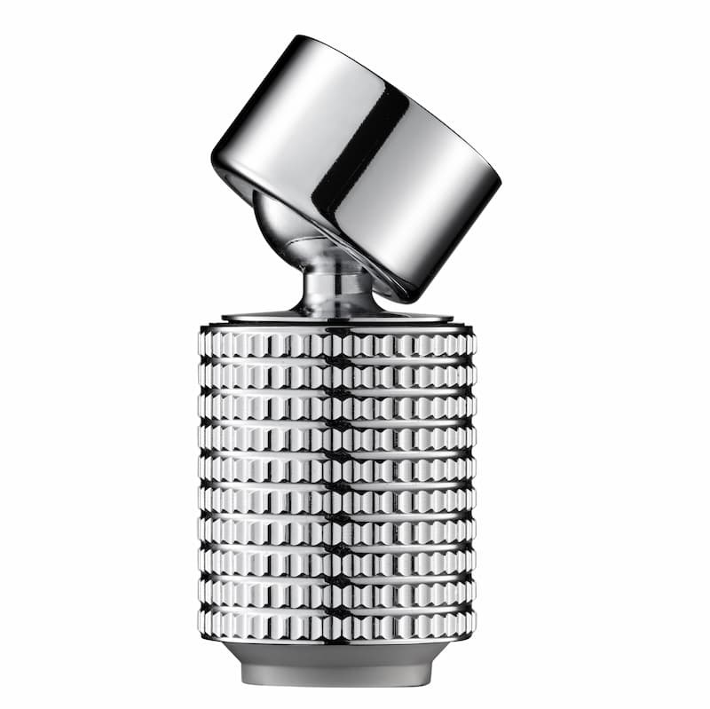 Chrome faucet aerator with flow restrictor and two kinds of water streams