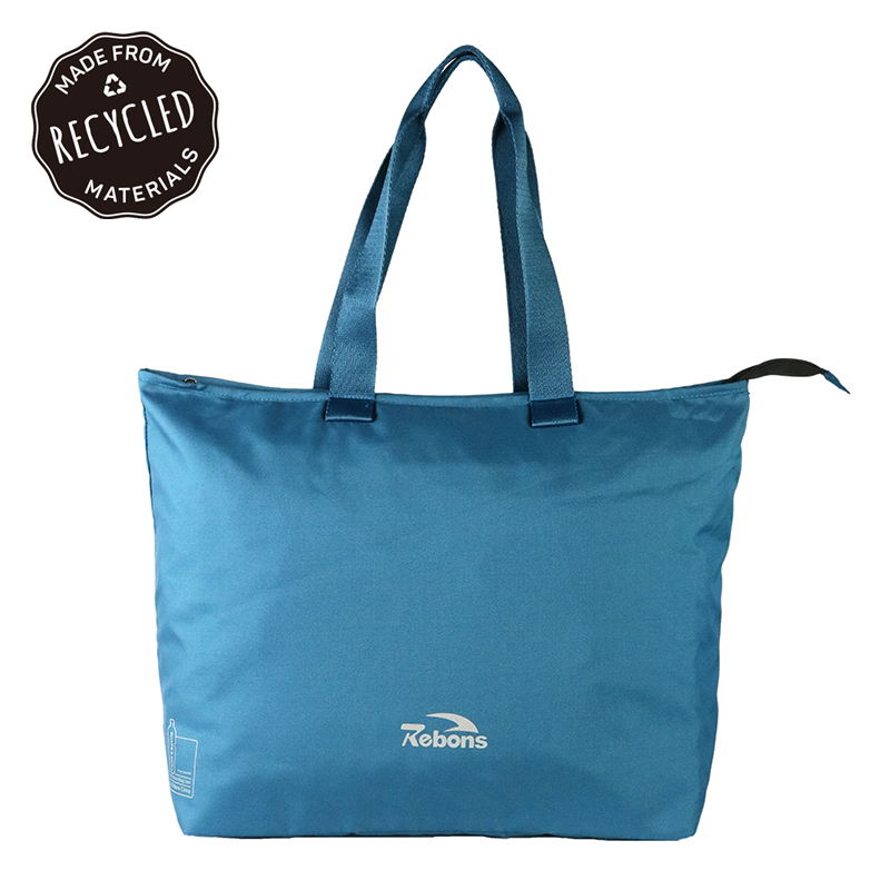 Tote bags made of 100% recycled pet bottles.