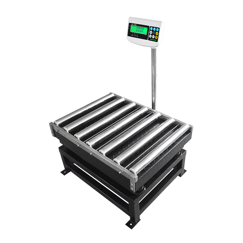Digital industrial roller weighing scales for packaging