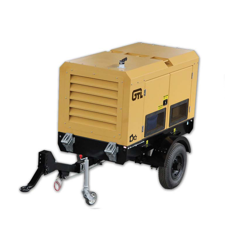 5m³ 7bar Diesel Screw Air Compressor with trailer