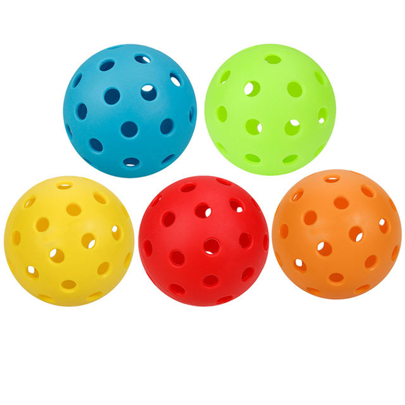 High Quality ONE-PIECE DESIGN PE Material 40 Holes Pickleball Balls