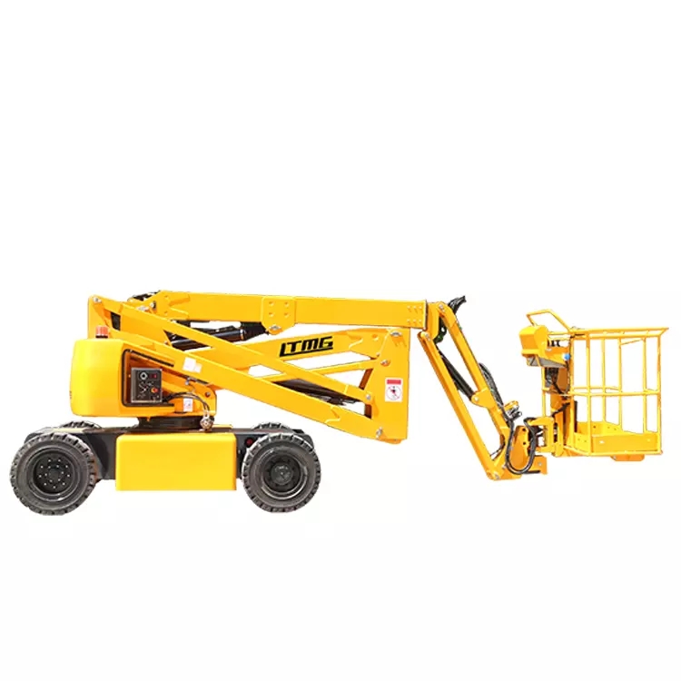LTMG LTQD1416 Diesel Hydraulic Boom Lift Curved arm elevator towable articulated track spider self propelled Crawler boom Lift