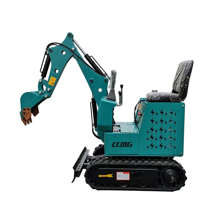 LTMG cheap mini excavator digger machine 800kg 1000kg electric micro mini excavator with rubber track