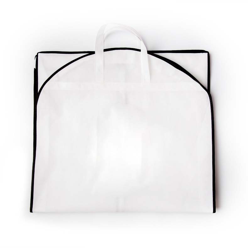 Suit bag wedding dress bag non-woven clothing dustproof bag hanging pocket clothes wedding dress dustproof cover