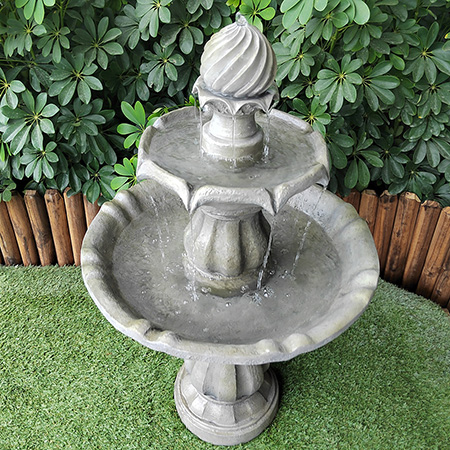 Factory direct wholesale cheap 3 tier resin water fountain outdoor garden