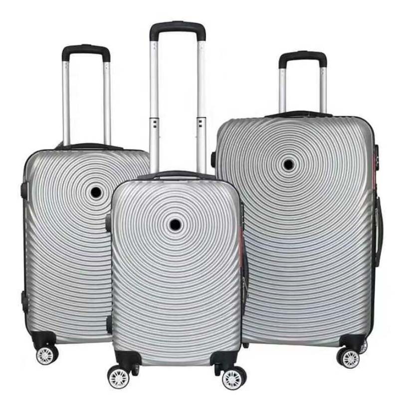 ARLOGOO ABS Travel Trolley Bag High Quality Carryon Suitcase Luggage Set with Fashionable Circle Design