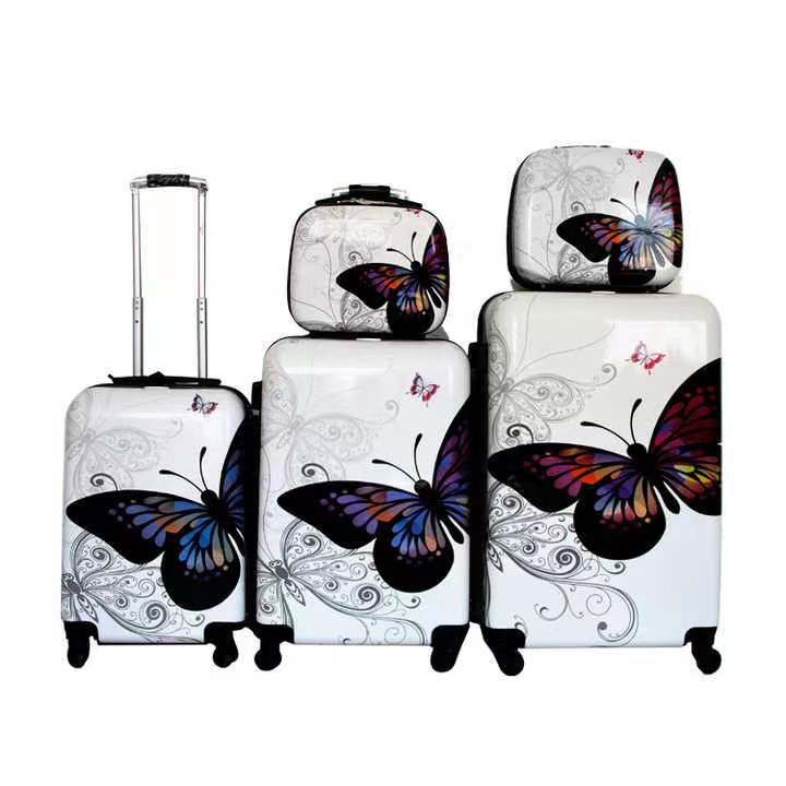 ARLOGOO Custom Suitcase ABS+PC Travel Printing Luggage Sets Trolley Luggage