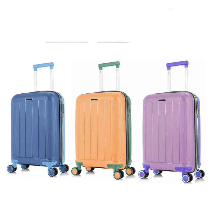 Hardcase 2022 Wholesale New Durable suitcase Sets Suit Case Bags Trolley Travel PP Luggage With Double Zipper