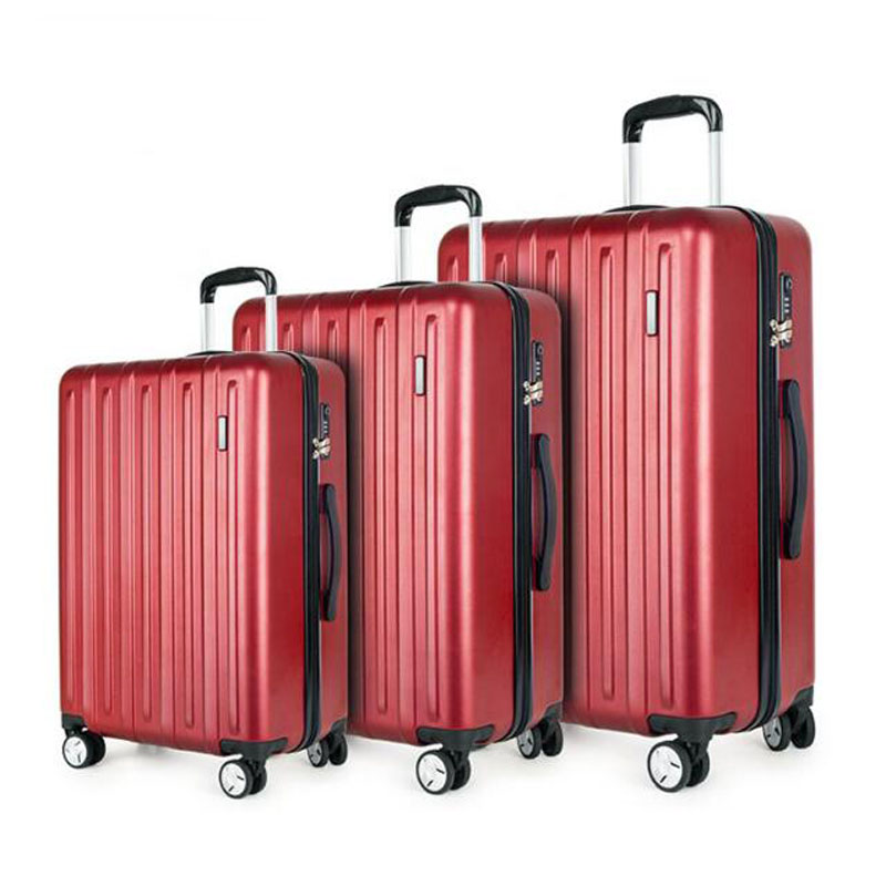 ARLOGOO PC Trolley Luggage Hardcase Travel Trolley Suitcase 3 Pieces sets Luggage Bag