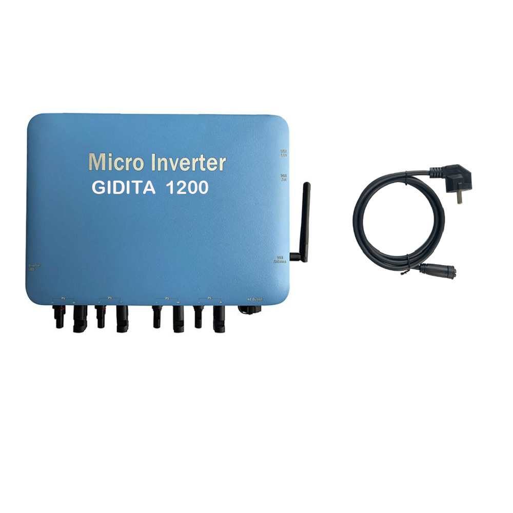 On Grid Micro Inverter WIFI With Cloud Monitoring Isolated Island Protection 1200W 1300W 1400W 1500W