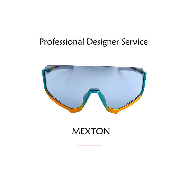 MST sport sunglass OEM custom logo colorful coating lens photochromic outdoor sport glasses cycling sun glass