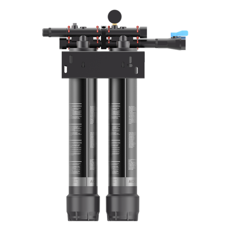 Two stages ACF water filtration system