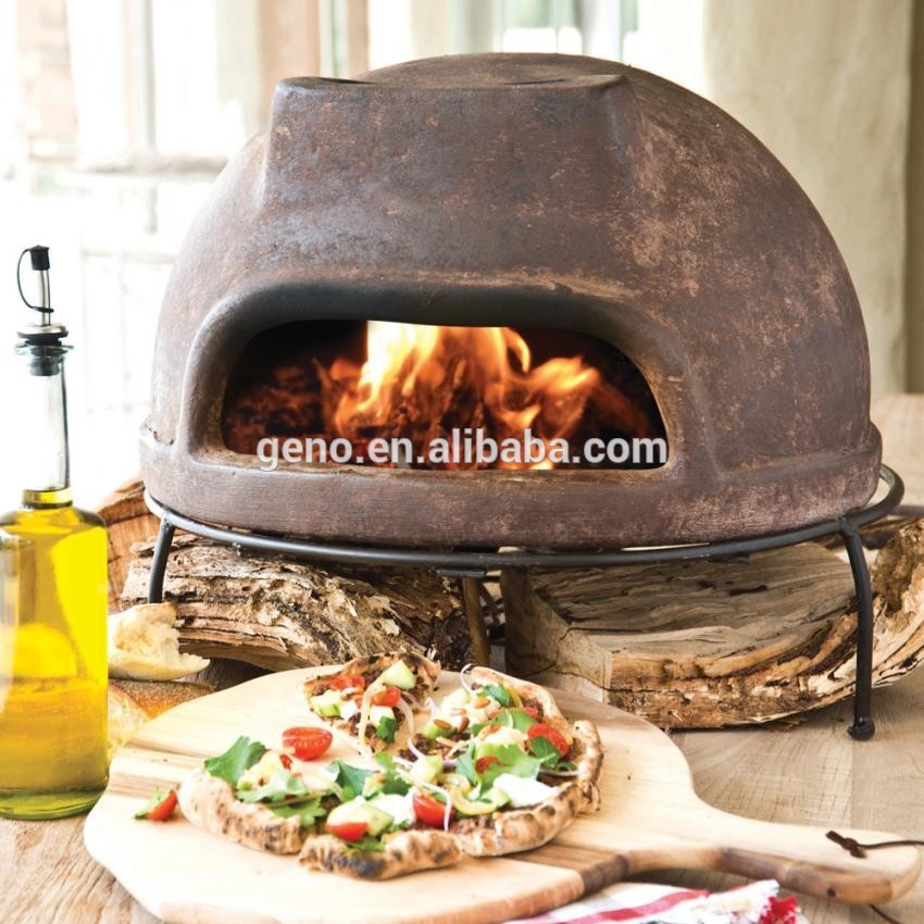 Round Popular Outdoor Mexican Style Clay Pizza Oven Fire Pits From China Factory Directly