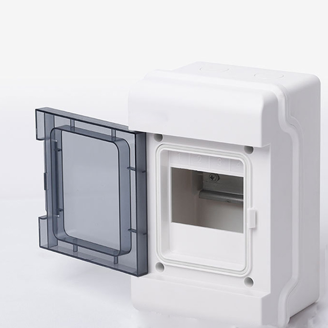 Outdoor IP67 GNB-F01 6ways waterproof Electrical Plastic distribution box with busbar use for mcb contactor