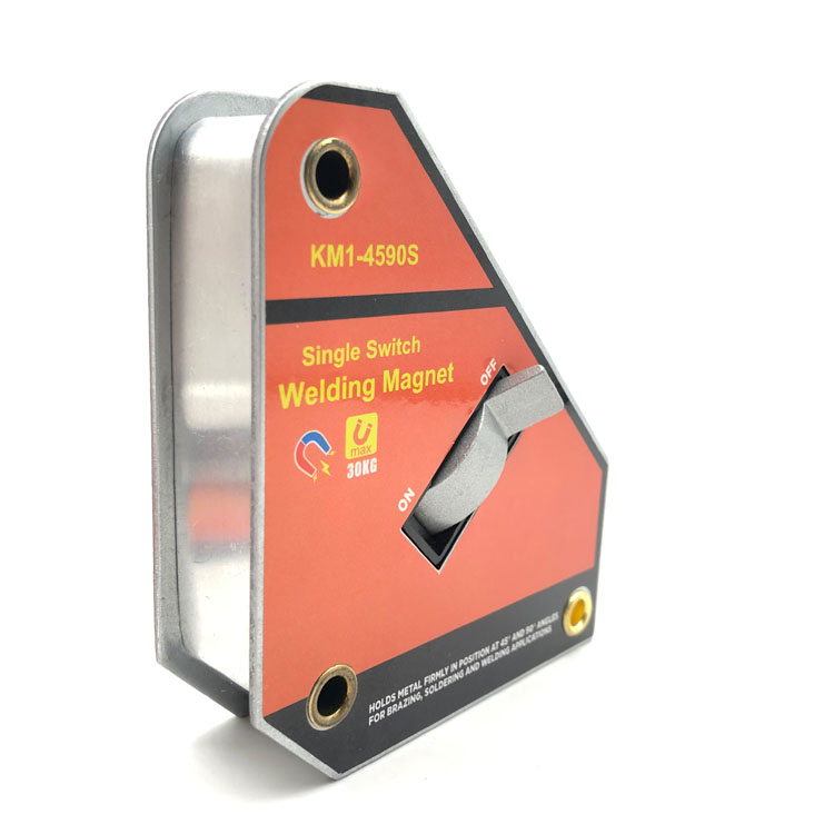 Single Switch Welding Magnet KM1-4590S 30KG With Neodymium Magnet