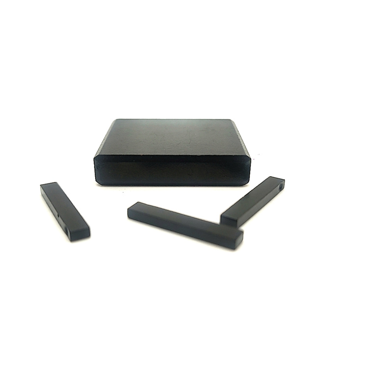 Black epoxy coated neodymium magnets n52 magnet neodimio 100x15x5